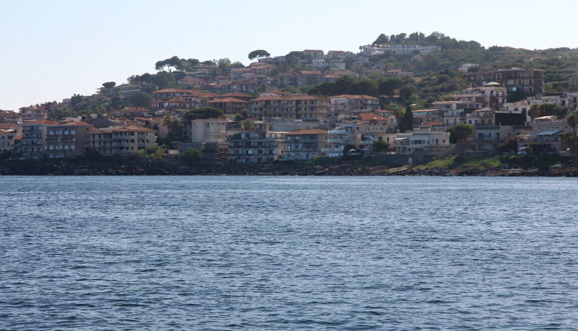 Acireale from Boat, Sicily